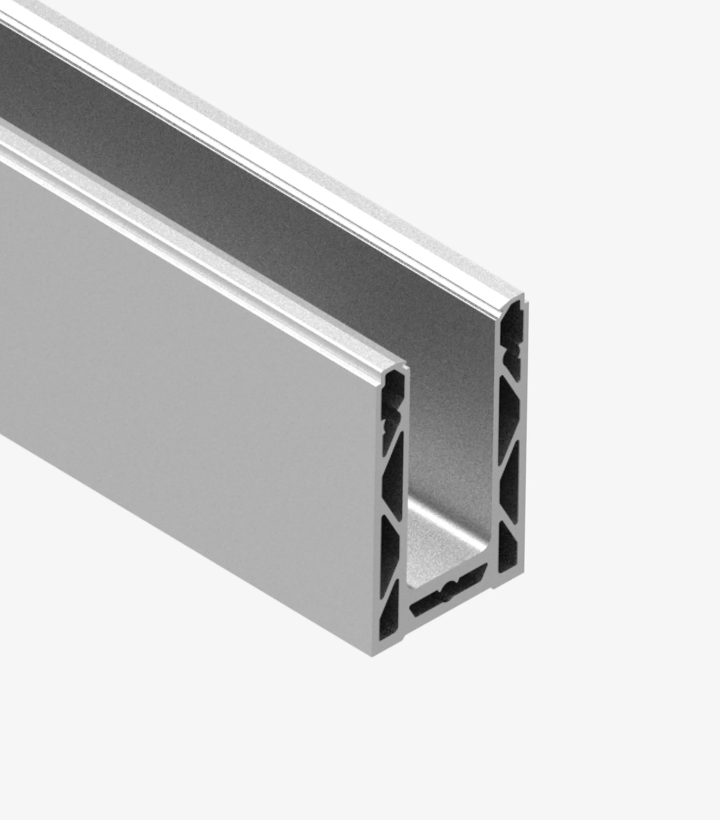 Børstet aluminiumsprofil
